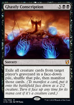 Grausige Einberufung C19-115 Mythic Excellent Deutsch