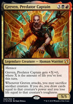 Greven, Kapitän der Raubvogel C19-43 Mythic Excellent Deutsch Foil