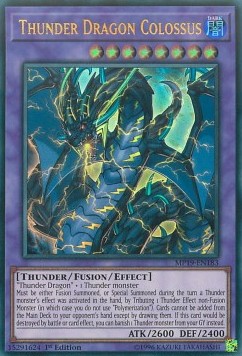 Thunder Dragon Colossus MP19-EN183 Ultra Rare Near Mint Englisch 1. Auflage