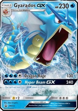 Gyarados GX SM-212 Promo Near Mint Englisch