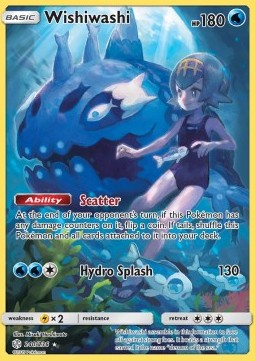Wishiwashi CEC-240 Secret Rare Near Mint Englisch