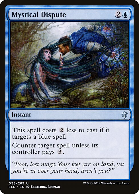 Mystical Dispute ELD-58 Uncommon Near Mint Englisch
