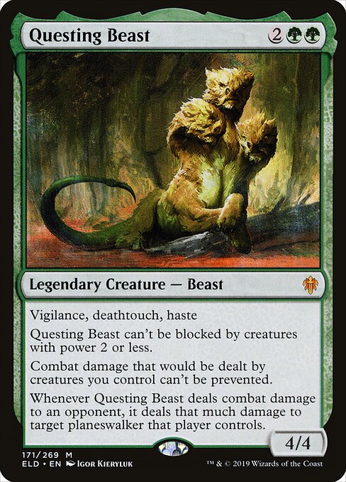 Questing Beast ELD-171 Mythic Near Mint Englisch Foil