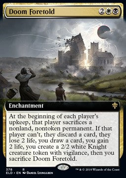 Vorhergesagte Verdammnis XELD-378 Rare Excellent Englisch Foil