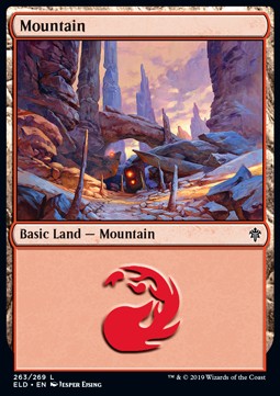Gebirge (V.2) ELD-263 Land Near Mint Englisch Foil