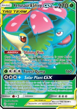 Bisaflor & Serpifeu GX CEC-210 Ultra Rare Good Deutsch