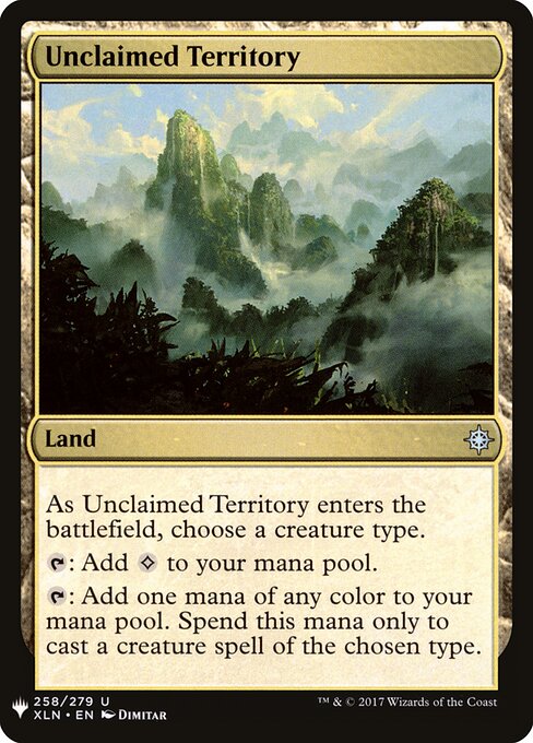 Unclaimed Territory MYS-258 Uncommon Near Mint Englisch