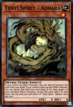 Tenyi-Geist - Adhara OP12-009 Super Rare Good Deutsch