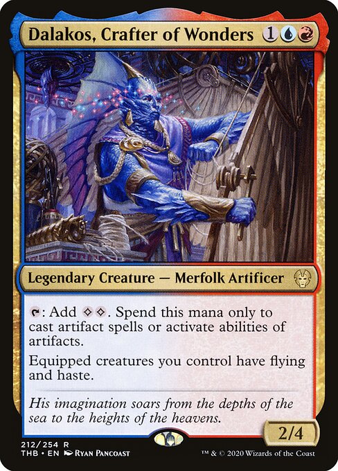 Dalakos, Crafter of Wonders THB-212 Rare Near Mint Englisch