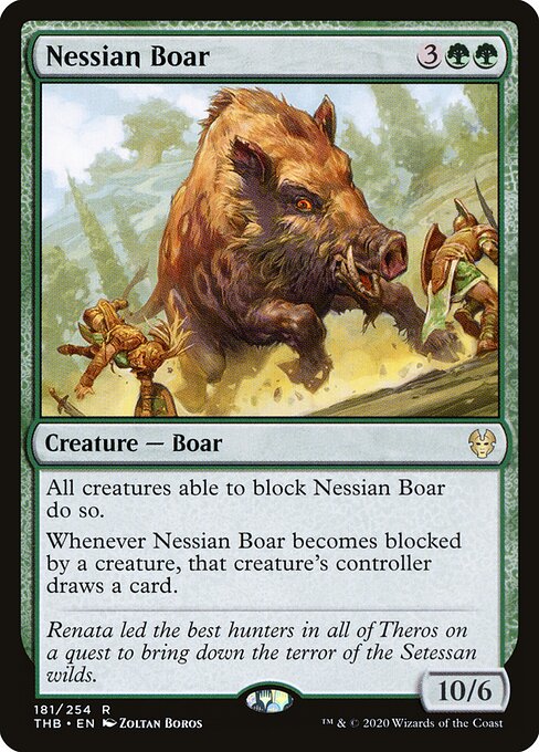 Nessian Boar THB-181 Rare Excellent Englisch Foil