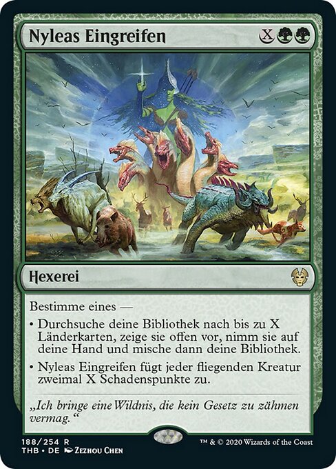 Nyleas Eingreifen THB-188 Rare Excellent Deutsch