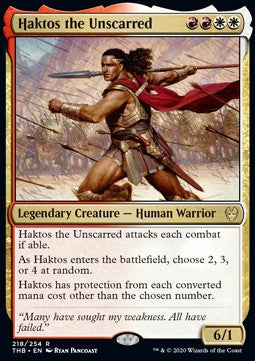 Haktos der Narbenlose THB-218 Rare Near Mint Englisch Foil