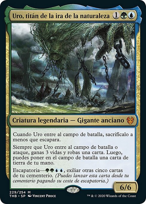 Uro, Titan des Zorns der Natur THB-229 Mythic Excellent Spanisch