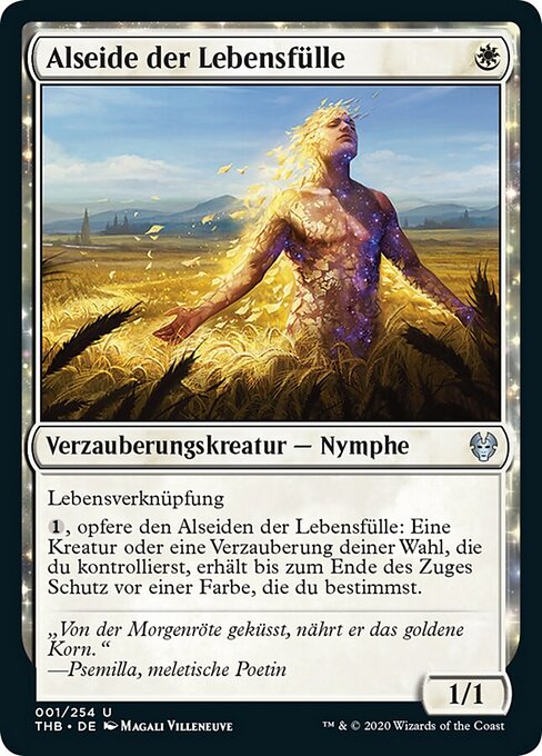 Alseide der Lebensfülle THB-1 Uncommon Near Mint Deutsch