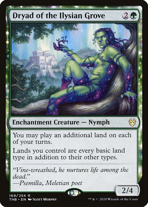 Dryad of the Ilysian Grove THB-169 Rare Good Englisch