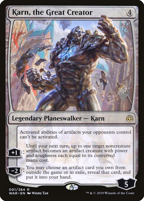 Karn, der Große Schöpfer PTHB-1 Rare Played Deutsch