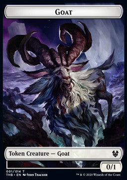 Goat Token (W 0/1) // Human Soldier Token (W 1/1) XTHB-T 01/02 Token Near Mint Englisch Foil