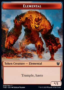 Elemental Token (R */1) // Satyr Token (R 1/1) XTHB-T 08/09 Token Near Mint Englisch Foil