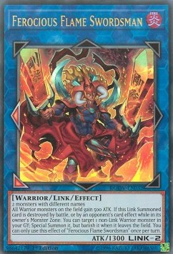 Wilder Flammen-Schwertkämpfer DUOV-032 Ultra Rare Excellent Deutsch 1. Auflage