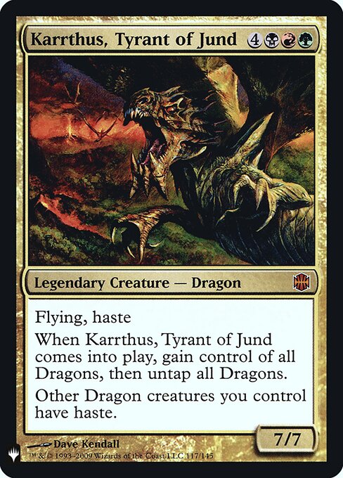 Karrthus, Tyrant of Jund MYS-117 Mythic Excellent Englisch Foil