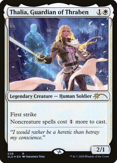 Thalia, Guardian of Thraben SLD-39 Rare Near Mint Englisch Foil