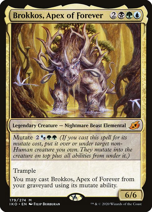 Brokkos, Apex of Forever IKO-179 Mythic Near Mint Englisch
