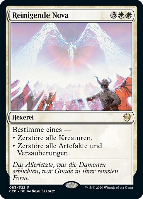 Reinigende Nova C20-83 Rare Light Played Deutsch