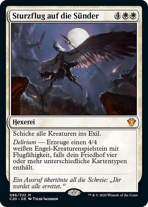 Sturzflug auf die Sünder C20-86 Mythic Near Mint Deutsch