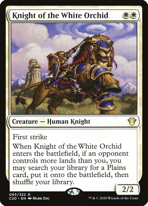 Knight of the White Orchid C20-93 Rare Near Mint Englisch