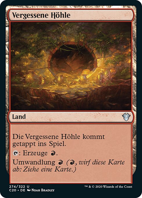 Vergessene Höhle C20-274 Uncommon Excellent Deutsch