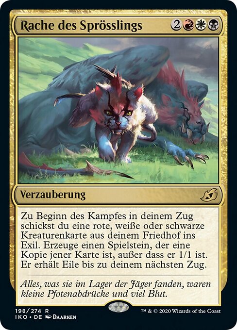 Rache des Sprösslings IKO-198 Rare Near Mint Deutsch