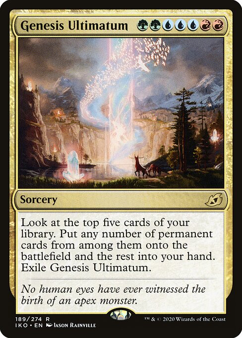 Genesis-Ultimatum IKO-189 Rare Near Mint Englisch Foil