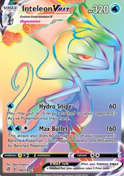 Intelleon VMAX RCL-195 Secret Rare Played Deutsch