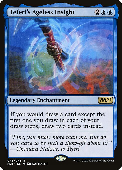 Teferi's Ageless Insight M21-76 Rare Excellent Englisch