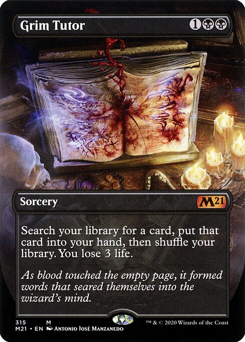 Grimmiger Lehrmeister XM21-315 Mythic Excellent Englisch Foil