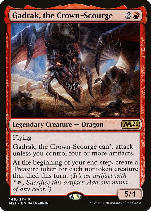Gadrak, the Crown-Scourge M21-146 Rare Excellent Englisch