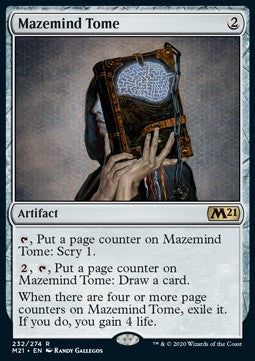 Gedankenlabyrinth-Zauberbuch M21-232 Rare Excellent Englisch Foil