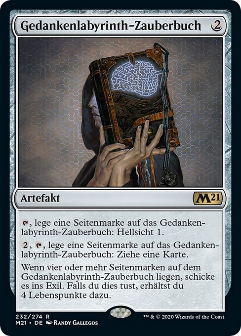 Gedankenlabyrinth-Zauberbuch M21-232 Rare Near Mint Deutsch