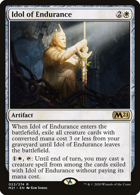 Idol of Endurance M21-23 Rare Near Mint Englisch
