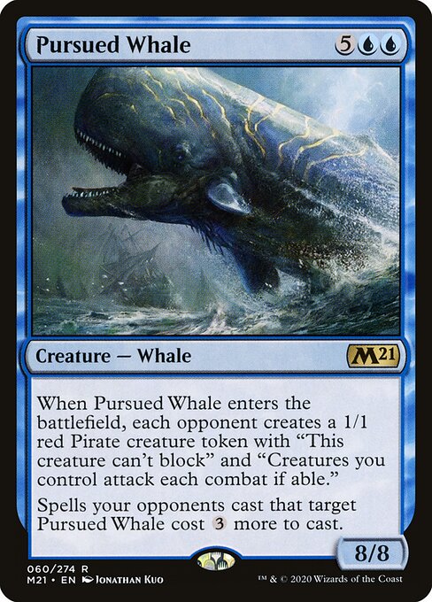 Pursued Whale M21-60 Rare Near Mint Englisch