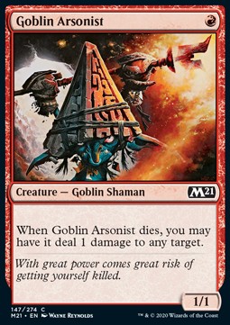 Goblin-Brandstifter M21-147 Common Excellent Englisch Foil