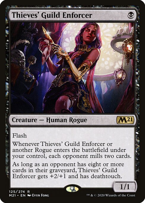 Thieves' Guild Enforcer M21-125 Rare Near Mint Englisch