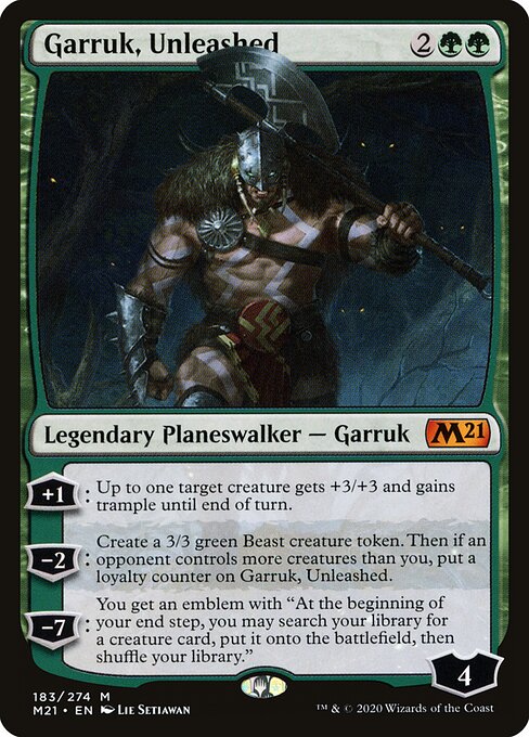 Garruk der Entfesselte M21-183 Mythic Near Mint Englisch