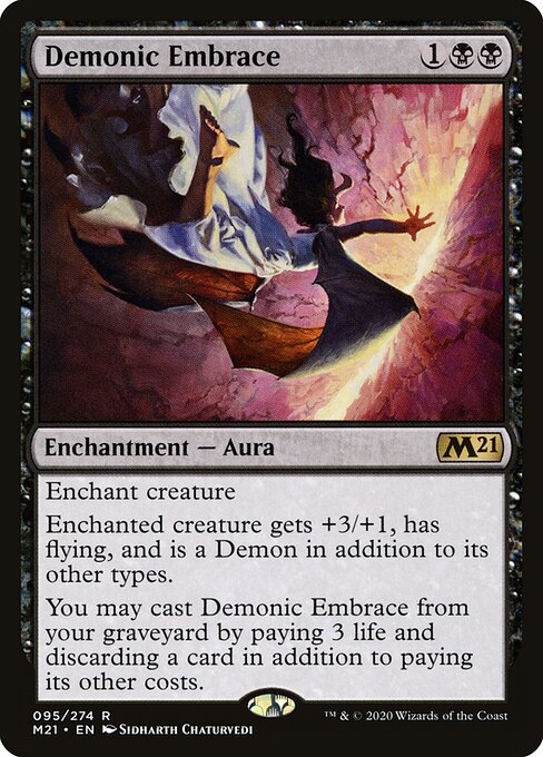 Demonic Embrace M21-95 Rare Near Mint Englisch