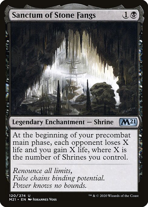 Sanctum of Stone Fangs M21-120 Uncommon Near Mint Englisch