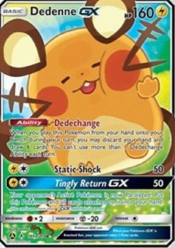 Dedenne GX UNB-195a Promo Near Mint Deutsch