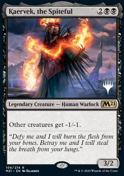 Kaervek der Boshafte (V.1) PM21-106 Rare Near Mint Deutsch Foil
