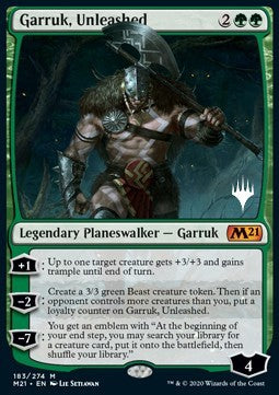 Garruk der Entfesselte (V.1) PM21-183 Mythic Near Mint Deutsch
