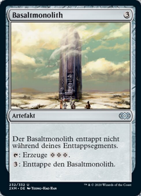 Basaltmonolith 2XM-232 Uncommon Excellent Deutsch Foil