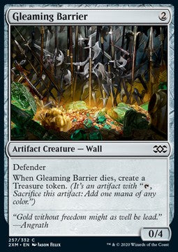 Glänzende Barriere 2XM-257 Common Near Mint Deutsch Foil